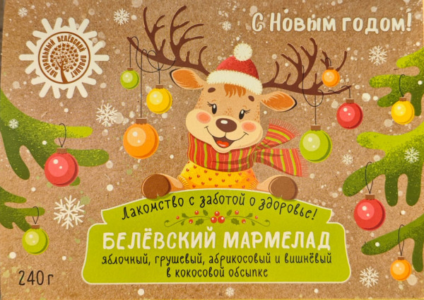 №2 Мармелад белевский на фруктозе 240г НГ в Моздоке